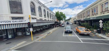 Napier, Kuzey Adası / Yeni Zelanda - 29 Aralık 2019: Napier, Yeni Zelanda 'nın Art Deco Başkenti; kentin simgeleri, manzarası ve güzel çevresi