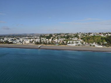 Napier, Kuzey Adası / Yeni Zelanda - 29 Aralık 2019: Napier, Yeni Zelanda 'nın Art Deco Başkenti; kentin simgeleri, manzarası ve güzel çevresi
