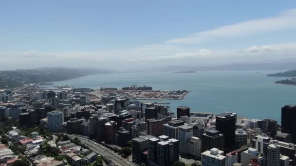 Napier North Island Nova Zelândia Dezembro 2019 Napier Que Capital — Vídeo de Stock