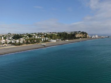 Napier, Kuzey Adası / Yeni Zelanda - 29 Aralık 2019: Napier, Yeni Zelanda 'nın Art Deco Başkenti; kentin simgeleri, manzarası ve güzel çevresi