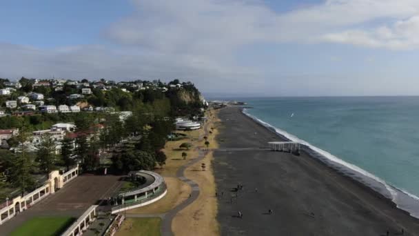 Napier Severní Ostrov Nový Zéland Prosince 2019 Napier Což Hlavní — Stock video