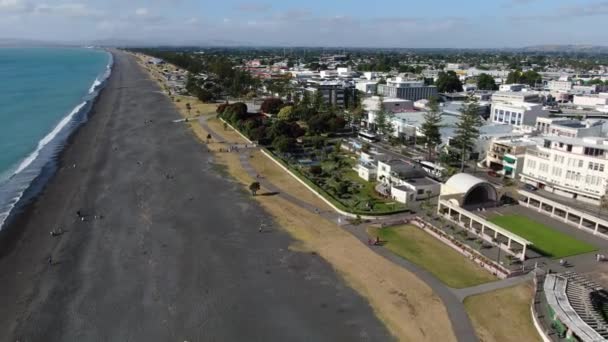 Napier Wyspa Północna Nowa Zelandia Grudnia 2019 Napier Czyli Stolica — Wideo stockowe