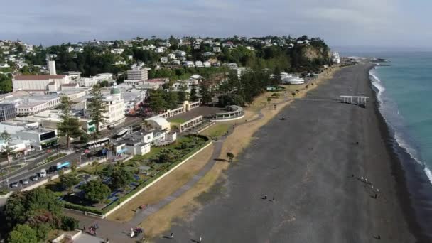 Napier Isla Norte Nueva Zelanda Diciembre 2019 Napier Que Capital — Vídeos de Stock