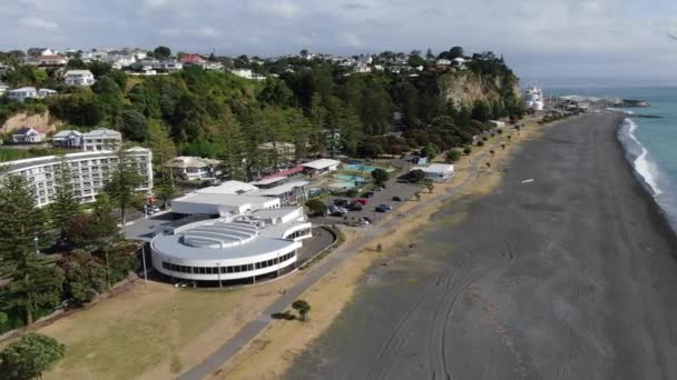 ネイピア ニュージーランド 2019年12月29日 ニュージーランドのアール デコの首都であるネイピアとそのランドマーク 美しい環境 — ストック動画