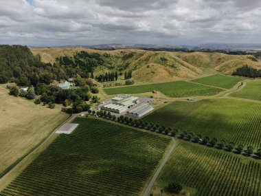 Napier, Kuzey Adası / Yeni Zelanda - 29 Aralık 2019: Napier, Yeni Zelanda 'nın Art Deco Başkenti; kentin simgeleri, manzarası ve güzel çevresi