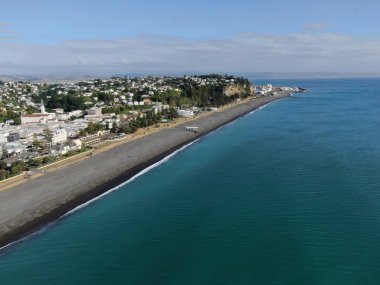 Napier, Kuzey Adası / Yeni Zelanda - 29 Aralık 2019: Napier, Yeni Zelanda 'nın Art Deco Başkenti; kentin simgeleri, manzarası ve güzel çevresi