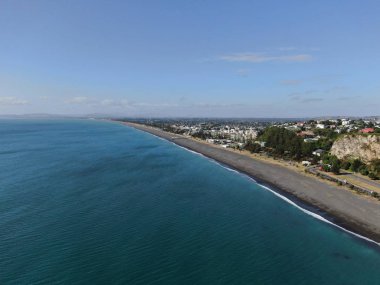 Napier, Kuzey Adası / Yeni Zelanda - 29 Aralık 2019: Napier, Yeni Zelanda 'nın Art Deco Başkenti; kentin simgeleri, manzarası ve güzel çevresi