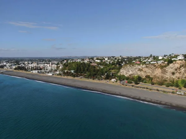 Napier, Kuzey Adası / Yeni Zelanda - 29 Aralık 2019: Napier, Yeni Zelanda 'nın Art Deco Başkenti; kentin simgeleri, manzarası ve güzel çevresi