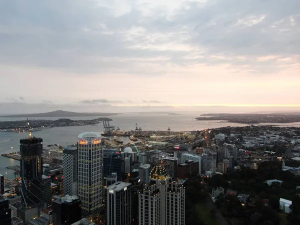 Viadukt Harbour Auckland New Zealand Dezember 2019 Das Symbolträchtige Hochhaus — Stockfoto