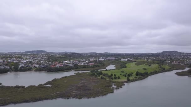 Waiheke Adası Auckland Yeni Zelanda Aralık 2019 Muhteşem Plajları Kıyıları — Stok video