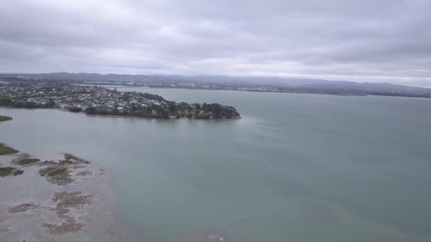 Waiheke Adası Auckland Yeni Zelanda Aralık 2019 Muhteşem Plajları Kıyıları — Stok video