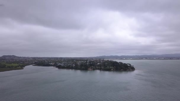 Waiheke Adası Auckland Yeni Zelanda Aralık 2019 Muhteşem Plajları Kıyıları — Stok video