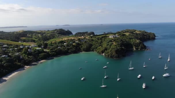 Waiheke Island Окленд Нова Зеландія Грудня 2019 Райський Острів Waiheke — стокове відео