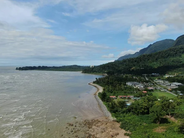 Santubong Sarawak Maleisië Januari 2020 Het Scenic Santubong Village Stranden — Stockfoto