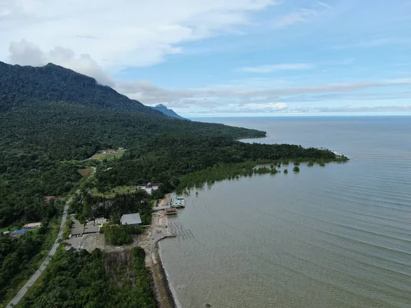 Santubong Sarawak Maleisië Januari 2020 Het Scenic Santubong Village Stranden — Stockfoto