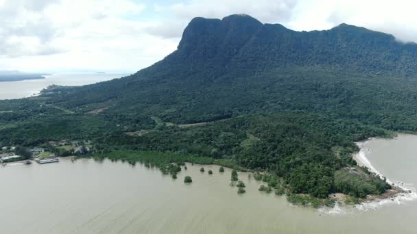 Santubong Sarawak Malaysia Gennaio 2020 Scenic Santubong Village Spiagge Vista — Video Stock