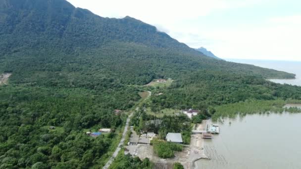 Santubong Sarawak Malezya Ocak 2020 Scenic Santubong Village Santubong Bölgesi — Stok video