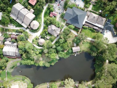 Damai, Sarawak / Malezya - 6 Ocak 2020: Malezya 'nın Kuching Sarawak kentindeki Şam bölgesinde Resorts and Retreats