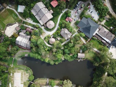 Damai, Sarawak / Malezya - 6 Ocak 2020: Malezya 'nın Kuching Sarawak kentindeki Şam bölgesinde Resorts and Retreats