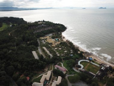 Damai, Sarawak / Malezya - 6 Ocak 2020: Malezya 'nın Kuching Sarawak kentindeki Şam bölgesinde Resorts and Retreats