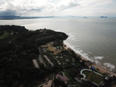 Damai, Sarawak / Malezya - 6 Ocak 2020: Malezya 'nın Kuching Sarawak kentindeki Şam bölgesinde Resorts and Retreats