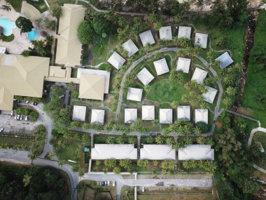 Damai, Sarawak / Malezya - 6 Ocak 2020: Malezya 'nın Kuching Sarawak kentindeki Şam bölgesinde Resorts and Retreats