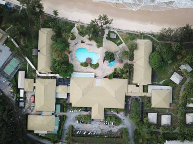 Damai, Sarawak / Malezya - 6 Ocak 2020: Malezya 'nın Kuching Sarawak kentindeki Şam bölgesinde Resorts and Retreats