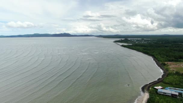 Santubong Sarawak Maleisië Januari 2020 Het Scenic Santubong Village Stranden — Stockvideo