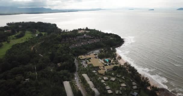 Damai Sarawak Malasia Enero 2020 Los Resorts Retiros Área Damai — Vídeo de stock