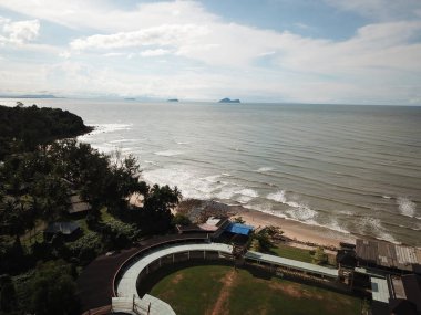 Damai, Sarawak / Malezya - 6 Ocak 2020: Malezya 'nın Kuching Sarawak kentindeki Şam bölgesinde Resorts and Retreats