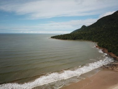 Damai, Sarawak / Malezya - 6 Ocak 2020: Malezya 'nın Kuching Sarawak kentindeki Şam bölgesinde Resorts and Retreats