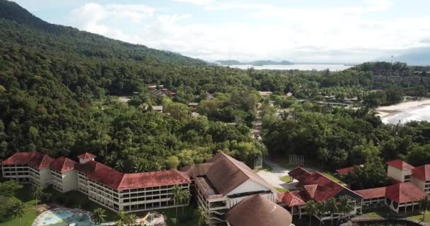 Damai Sarawak Malasia Enero 2020 Los Resorts Retiros Área Damai — Vídeos de Stock