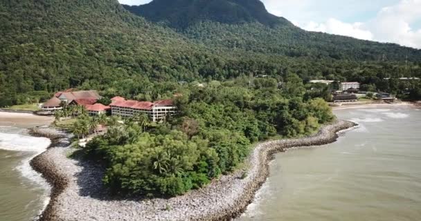Дамай Саравак Малайзия Января 2020 Года Курорты Ретриты Районе Дамаи — стоковое видео