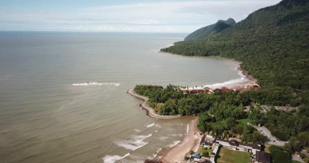 Damai Sarawak Malezja Stycznia 2020 Ośrodki Wypoczynkowe Odosobnienia Damai Rejonie — Wideo stockowe