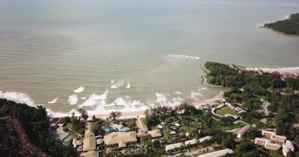 Damai Sarawak Malasia Enero 2020 Los Resorts Retiros Área Damai — Vídeos de Stock