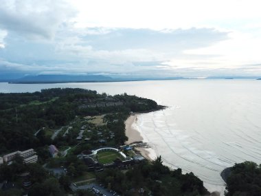 Damai, Sarawak / Malezya - 6 Ocak 2020: Malezya 'nın Kuching Sarawak kentindeki Şam bölgesinde Resorts and Retreats