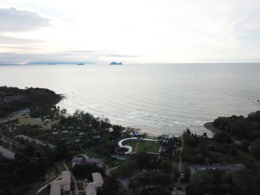 Damai, Sarawak / Malezya - 6 Ocak 2020: Malezya 'nın Kuching Sarawak kentindeki Şam bölgesinde Resorts and Retreats