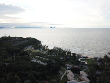 Damai, Sarawak / Malezya - 6 Ocak 2020: Malezya 'nın Kuching Sarawak kentindeki Şam bölgesinde Resorts and Retreats