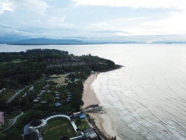 Damai, Sarawak / Malezya - 6 Ocak 2020: Malezya 'nın Kuching Sarawak kentindeki Şam bölgesinde Resorts and Retreats