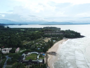 Damai, Sarawak / Malezya - 6 Ocak 2020: Malezya 'nın Kuching Sarawak kentindeki Şam bölgesinde Resorts and Retreats