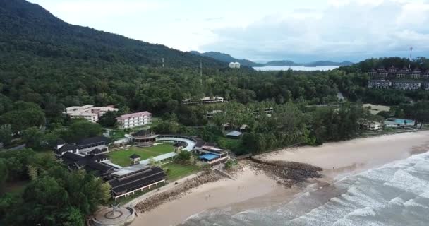 Damai Sarawak Malasia Enero 2020 Los Resorts Retiros Área Damai — Vídeos de Stock