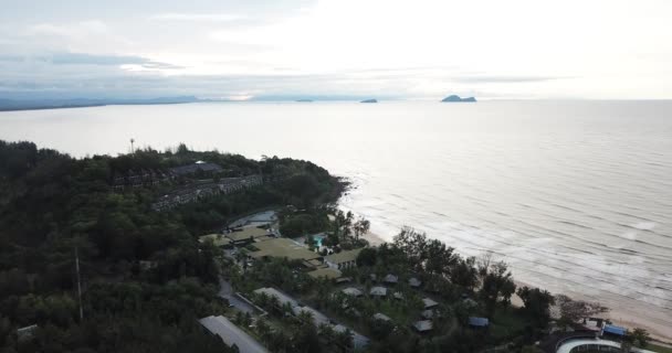 Damai Sarawak Malezja Stycznia 2020 Ośrodki Wypoczynkowe Odosobnienia Damai Rejonie — Wideo stockowe