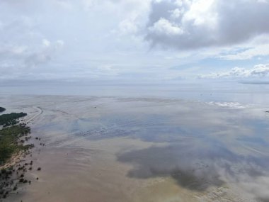 Kuching, Sarawak / Malezya - 12 Ocak 2020: Sarawak Bako Ulusal Parkı, Borneo Adası, Malezya