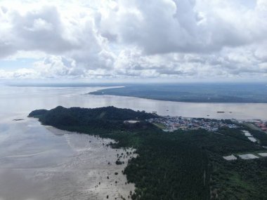 Kuching, Sarawak / Malezya - 12 Ocak 2020: Sarawak Bako Ulusal Parkı, Borneo Adası, Malezya