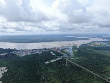Kuching, Sarawak / Malezya - 12 Ocak 2020: Sarawak Bako Ulusal Parkı, Borneo Adası, Malezya