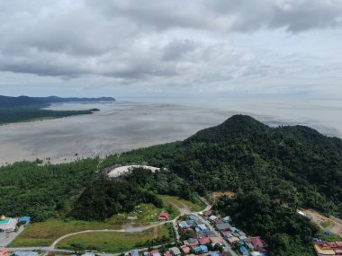 Kuching, Sarawak / Malezya - 12 Ocak 2020: Sarawak Bako Ulusal Parkı, Borneo Adası, Malezya
