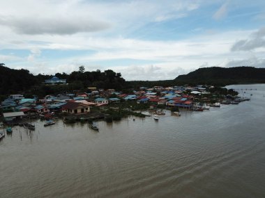 Kuching, Sarawak / Malezya - 12 Ocak 2020: Sarawak Bako Ulusal Parkı, Borneo Adası, Malezya