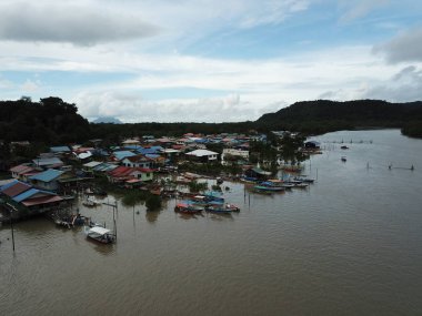 Kuching, Sarawak / Malezya - 12 Ocak 2020: Sarawak Bako Ulusal Parkı, Borneo Adası, Malezya