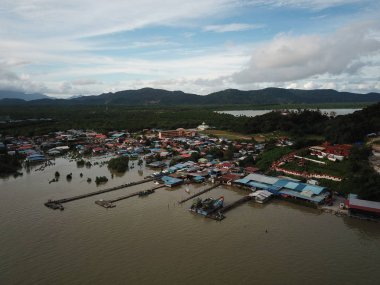 Kuching, Sarawak / Malezya - 12 Ocak 2020: Sarawak Bako Ulusal Parkı, Borneo Adası, Malezya