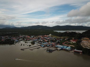 Kuching, Sarawak / Malezya - 12 Ocak 2020: Sarawak Bako Ulusal Parkı, Borneo Adası, Malezya